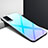 Custodia Silicone Specchio Laterale Cover per Vivo X60 5G Cielo Blu