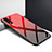 Custodia Silicone Specchio Laterale Cover per Vivo Y12s Rosso