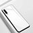Custodia Silicone Specchio Laterale Cover per Xiaomi CC9e Bianco