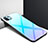 Custodia Silicone Specchio Laterale Cover per Xiaomi Mi 11 Lite 5G Cielo Blu