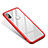 Custodia Silicone Specchio Laterale Cover per Xiaomi Mi 8 SE Rosso