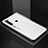 Custodia Silicone Specchio Laterale Cover per Xiaomi Redmi Note 8 (2021) Bianco