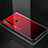 Custodia Silicone Specchio Laterale Cover per Xiaomi Redmi Note 8 Rosso