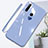 Custodia Silicone Specchio Laterale Cover T01 per Huawei Honor 20E Viola