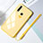 Custodia Silicone Specchio Laterale Cover T01 per Huawei Honor 20i Giallo