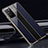 Custodia Silicone Specchio Laterale Cover T01 per Huawei Honor X10 5G Blu