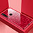 Custodia Silicone Specchio Laterale Cover T01 per Huawei Nova 4e Rosso
