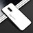 Custodia Silicone Specchio Laterale Cover T01 per OnePlus 8 Bianco
