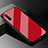 Custodia Silicone Specchio Laterale Cover T01 per Samsung Galaxy Note 10 Rosso