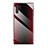 Custodia Silicone Specchio Laterale Cover T02 per Samsung Galaxy Note 10 Plus 5G Rosso
