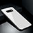 Custodia Silicone Specchio Laterale Cover T02 per Samsung Galaxy S10 Plus Bianco