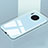 Custodia Silicone Specchio Laterale Cover T03 per Huawei Mate 30E Pro 5G Cielo Blu