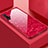 Custodia Silicone Specchio Laterale Cover T03 per Huawei Nova 5 Pro Rosso