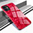 Custodia Silicone Specchio Laterale Cover T05 per Apple iPhone 11 Rosso