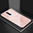 Custodia Silicone Specchio Laterale Cover T06 per Oppo R17 Pro Rosa