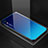 Custodia Silicone Specchio Laterale Sfumato Arcobaleno Cover A01 per Apple iPhone XR Cielo Blu