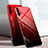 Custodia Silicone Specchio Laterale Sfumato Arcobaleno Cover H01 per Huawei Honor 20 Pro Rosso