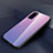 Custodia Silicone Specchio Laterale Sfumato Arcobaleno Cover H01 per Huawei Honor V30 5G