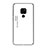 Custodia Silicone Specchio Laterale Sfumato Arcobaleno Cover H01 per Huawei Mate 20 X 5G Bianco