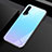 Custodia Silicone Specchio Laterale Sfumato Arcobaleno Cover H01 per Huawei Nova 6