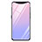 Custodia Silicone Specchio Laterale Sfumato Arcobaleno Cover H01 per Oppo Find X Rosa