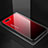 Custodia Silicone Specchio Laterale Sfumato Arcobaleno Cover H01 per Oppo R15X Rosso