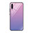 Custodia Silicone Specchio Laterale Sfumato Arcobaleno Cover H01 per Samsung Galaxy A70