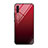 Custodia Silicone Specchio Laterale Sfumato Arcobaleno Cover H01 per Samsung Galaxy A70 Rosso