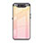 Custodia Silicone Specchio Laterale Sfumato Arcobaleno Cover H01 per Samsung Galaxy A80 Rosa