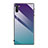 Custodia Silicone Specchio Laterale Sfumato Arcobaleno Cover H01 per Samsung Galaxy Note 10