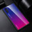 Custodia Silicone Specchio Laterale Sfumato Arcobaleno Cover H01 per Samsung Galaxy Note 10 Plus 5G Rosa Caldo