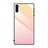 Custodia Silicone Specchio Laterale Sfumato Arcobaleno Cover H01 per Samsung Galaxy Note 10 Rosa