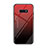 Custodia Silicone Specchio Laterale Sfumato Arcobaleno Cover H01 per Samsung Galaxy S10e Rosso