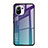 Custodia Silicone Specchio Laterale Sfumato Arcobaleno Cover H01 per Xiaomi Mi 11 Lite 5G Multicolore