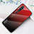 Custodia Silicone Specchio Laterale Sfumato Arcobaleno Cover H01 per Xiaomi Mi Note 10 Pro Rosso