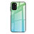 Custodia Silicone Specchio Laterale Sfumato Arcobaleno Cover H01 per Xiaomi Poco M3