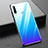 Custodia Silicone Specchio Laterale Sfumato Arcobaleno Cover H02 per Huawei Honor 20i