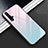 Custodia Silicone Specchio Laterale Sfumato Arcobaleno Cover H02 per Huawei Nova 5 Pro Multicolore