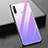 Custodia Silicone Specchio Laterale Sfumato Arcobaleno Cover H02 per Huawei P Smart+ Plus (2019) Viola