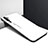 Custodia Silicone Specchio Laterale Sfumato Arcobaleno Cover H02 per Xiaomi Mi Note 10 Pro Bianco