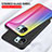 Custodia Silicone Specchio Laterale Sfumato Arcobaleno Cover H03 per Xiaomi Mi 11 5G