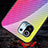 Custodia Silicone Specchio Laterale Sfumato Arcobaleno Cover H03 per Xiaomi Mi 11 5G