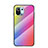 Custodia Silicone Specchio Laterale Sfumato Arcobaleno Cover H03 per Xiaomi Mi 11 5G Colorato