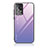 Custodia Silicone Specchio Laterale Sfumato Arcobaleno Cover JD1 per Samsung Galaxy A33 5G Lavanda