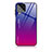 Custodia Silicone Specchio Laterale Sfumato Arcobaleno Cover JD1 per Samsung Galaxy M53 5G Rosa Caldo