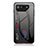 Custodia Silicone Specchio Laterale Sfumato Arcobaleno Cover LS1 per Asus ROG Phone 7 Grigio Scuro