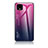 Custodia Silicone Specchio Laterale Sfumato Arcobaleno Cover LS1 per Google Pixel 4 Rosa Caldo