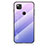 Custodia Silicone Specchio Laterale Sfumato Arcobaleno Cover LS1 per Google Pixel 4a Lavanda
