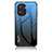 Custodia Silicone Specchio Laterale Sfumato Arcobaleno Cover LS1 per Huawei Honor X40i 5G