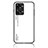 Custodia Silicone Specchio Laterale Sfumato Arcobaleno Cover LS1 per OnePlus Nord 2T 5G Bianco